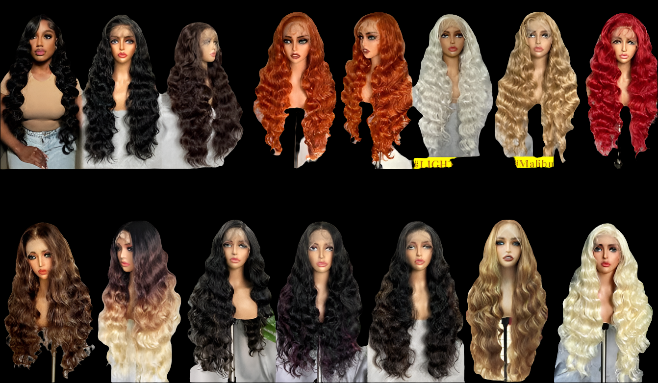 13×6 transparent lace fronts with variety