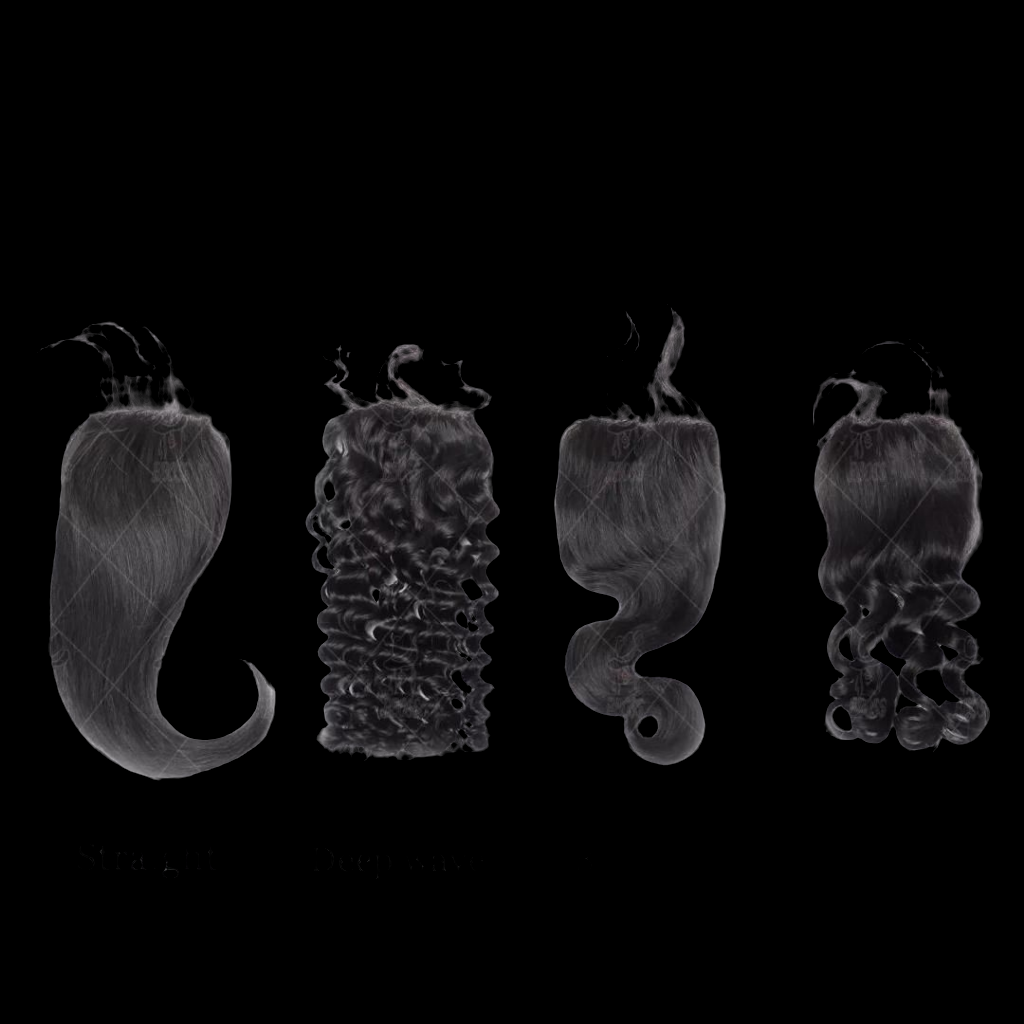 Frontal closures 5×5 and 13×4