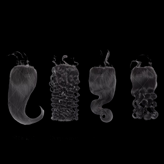 Frontal closures 5×5 and 13×4