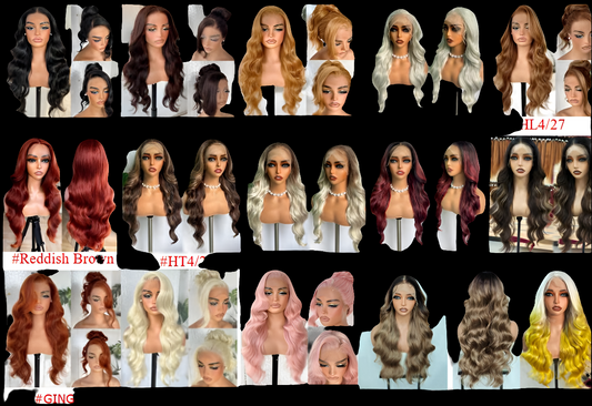 13×6 transparent lace fronts with variety